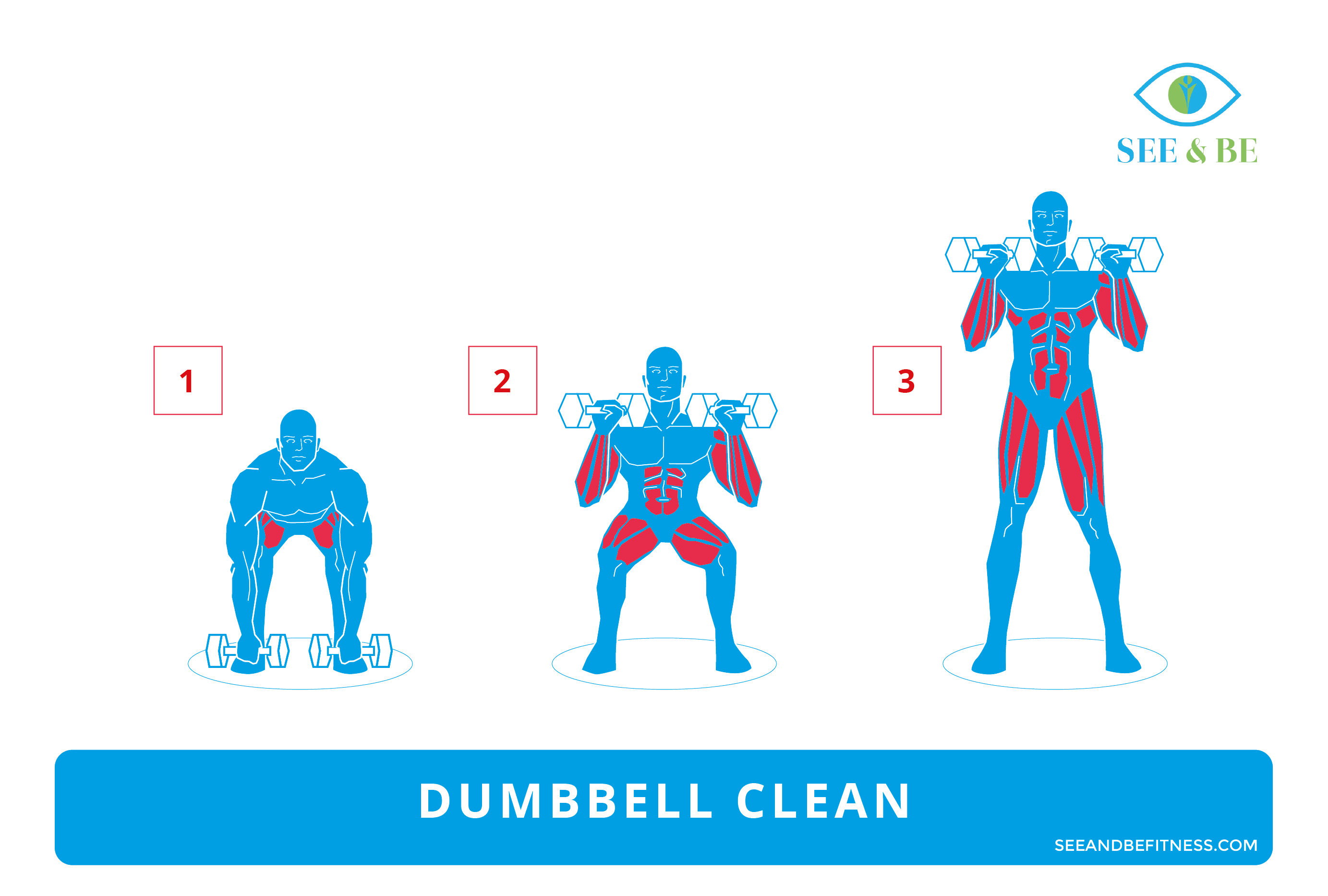 Dumbbell clean deals